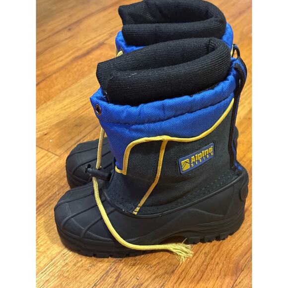 Alpine Design Boots Youth Size 11 blue black Snow Winter Pull On - Picture 4 of 8
